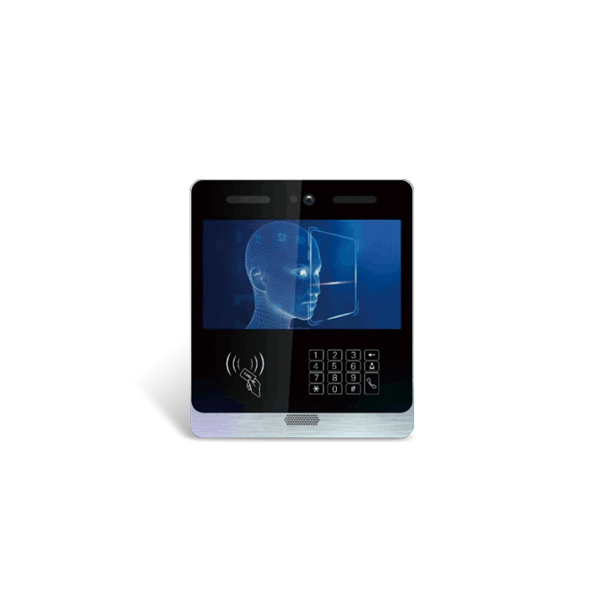 10.1寸人脸识别云可视对讲(0-DJ031)人脸2万张